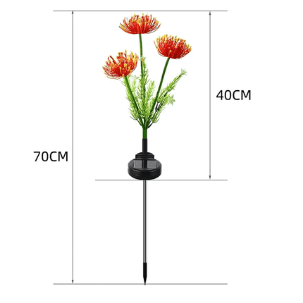 Solar LED Flower Garden Lights | Outdoor Decorative Stake Lights(Pack of 2) – Buy Garden Light Online at FUTURKART