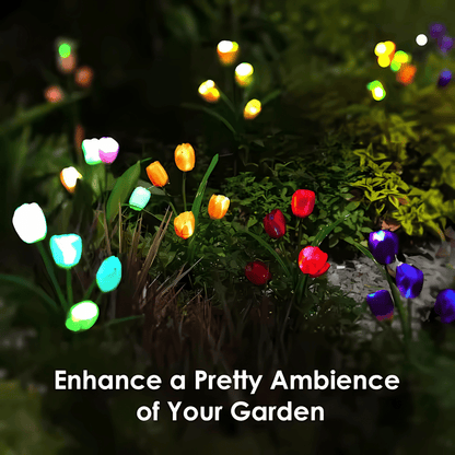 Solar LED Tulip Flower Garden Light, Waterproof Outdoor Decorative Lamp(Pack of 2) – Buy Garden Light Online at FUTURKART
