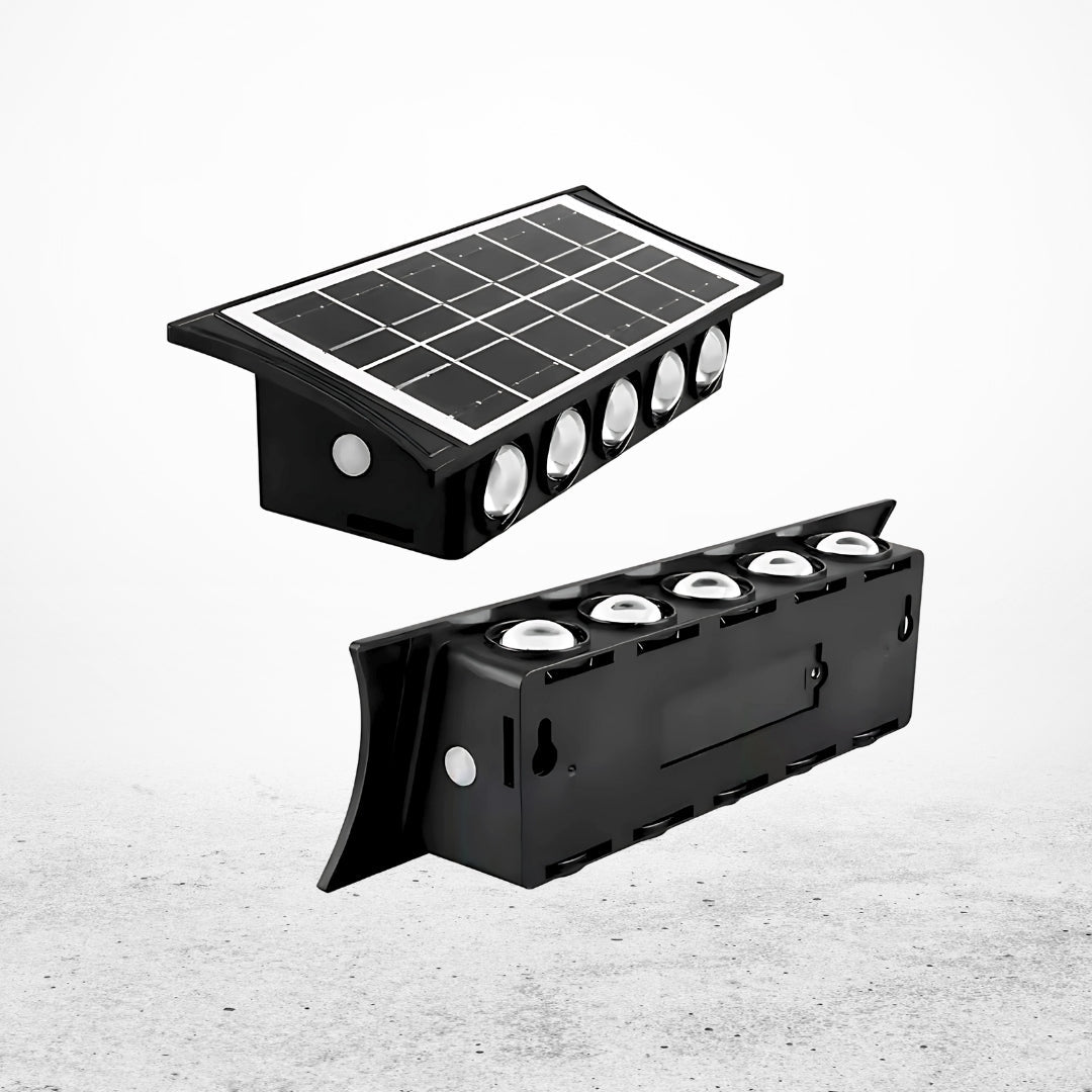 Solar LED Wall Light – Dual Light White & Warm, Outdoor Up & Down Wall Lamp for Home, Patio & Balcony Decoration – Buy WALL LIGHT Online at FUTURKART