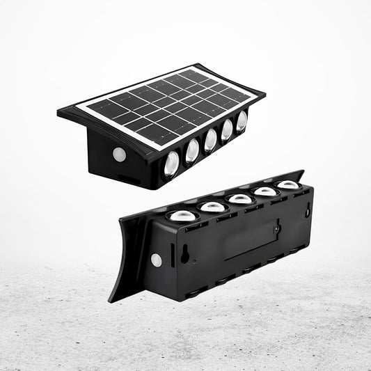 Solar LED Wall Light – Dual Light White & Warm, Outdoor Up & Down Wall Lamp for Home, Patio & Balcony Decoration – Buy WALL LIGHT Online at FUTURKART