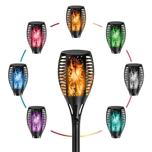 SOLAR MASHAAL LIGHT (RGB) (Pack of 2) – Buy Garden Light Online at FUTURKART