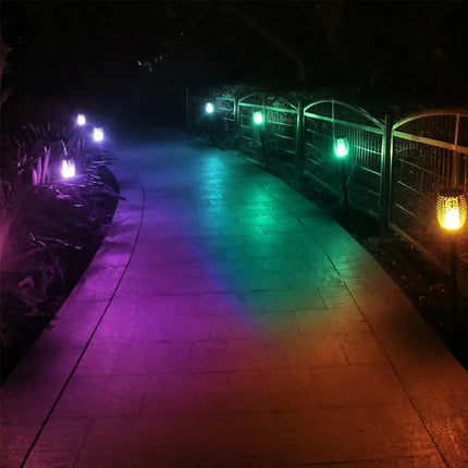 SOLAR MASHAAL LIGHT (RGB) (Pack of 2) – Buy Garden Light Online at FUTURKART