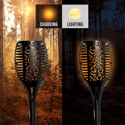 SOLAR MASHAAL LIGHT (RGB) (Pack of 2) – Buy Garden Light Online at FUTURKART