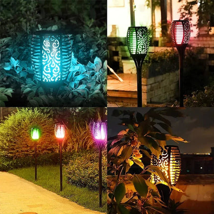 SOLAR MASHAAL LIGHT (RGB) (Pack of 2) – Buy Garden Light Online at FUTURKART
