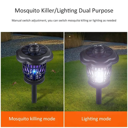 Solar Mosquito Killer Lamp – Dual - Function Solar Garden Light & Mosquito Zapper – Buy Garden Light Online at FUTURKART