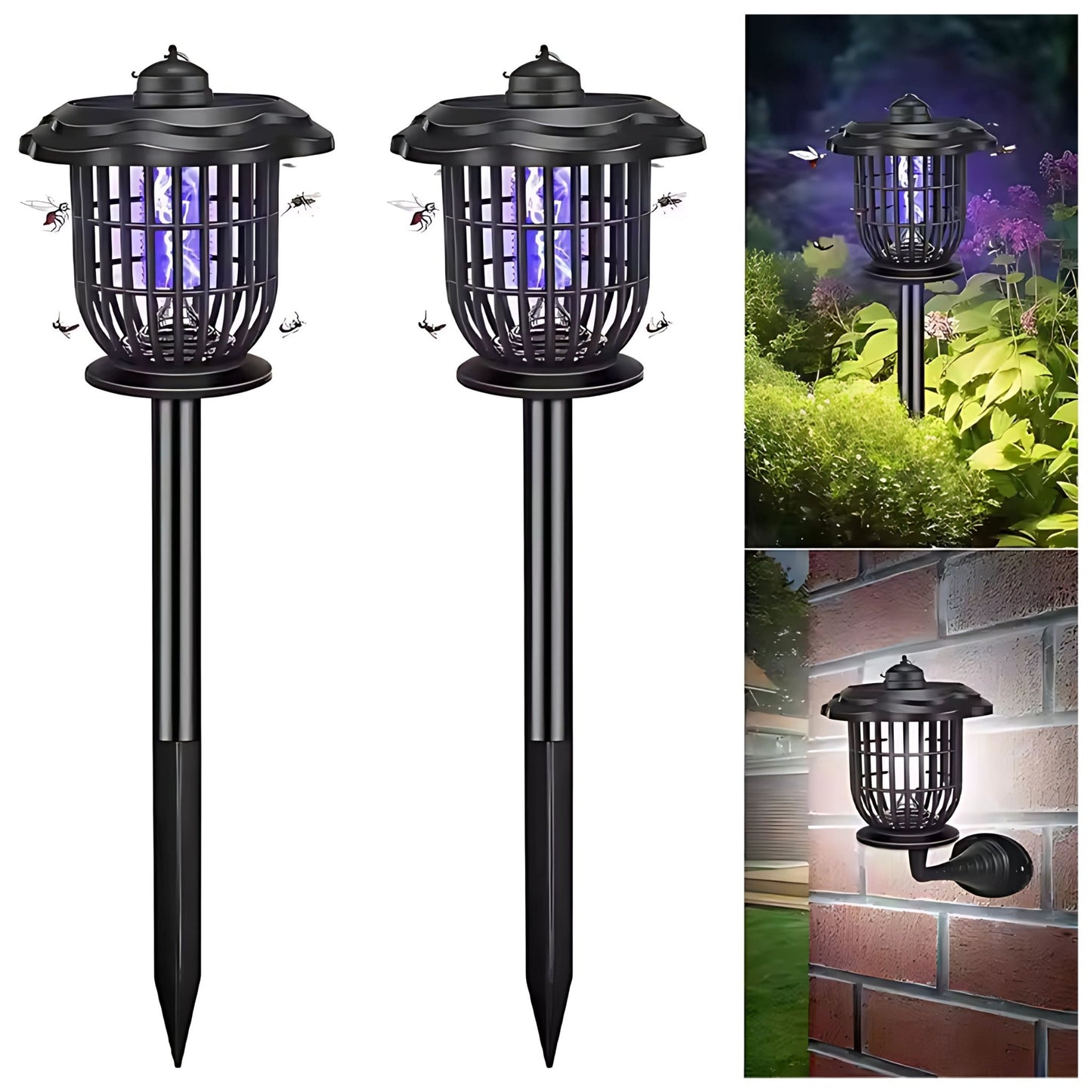 Solar Mosquito Killer Lamp – Dual - Function Solar Garden Light & Mosquito Zapper – Buy Garden Light Online at FUTURKART