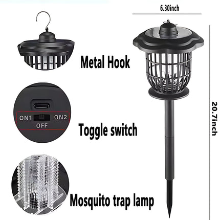 Solar Mosquito Killer Lamp – Dual - Function Solar Garden Light & Mosquito Zapper – Buy Garden Light Online at FUTURKART