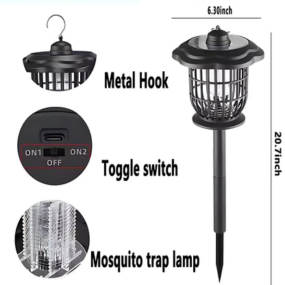 Solar Mosquito Killer Lamp – Dual - Function Solar Garden Light & Mosquito Zapper – Buy Garden Light Online at FUTURKART