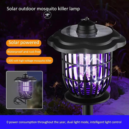 Solar Mosquito Killer Lamp – Dual - Function Solar Garden Light & Mosquito Zapper – Buy Garden Light Online at FUTURKART