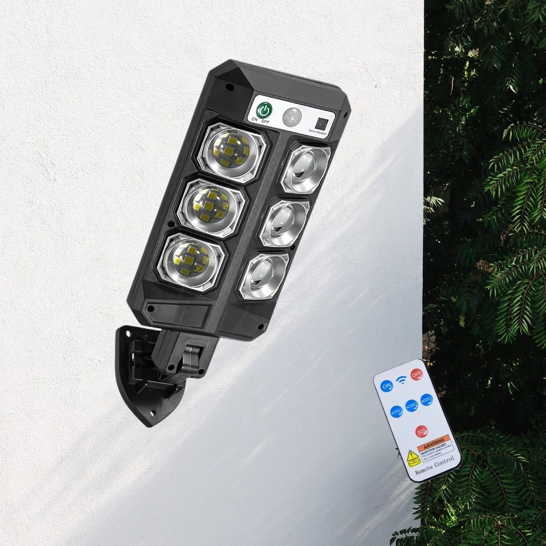 Solar Motion Sensor Security Light, Compact Remote - Controlled Lamp for Yard, Walkway & Patio – Buy Street Light Online at FUTURKART