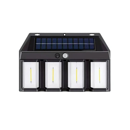 Solar Motion Sensor Wall Light, 4 LED Outdoor Waterproof Lamp for Home – Buy WALL LIGHT Online at FUTURKART