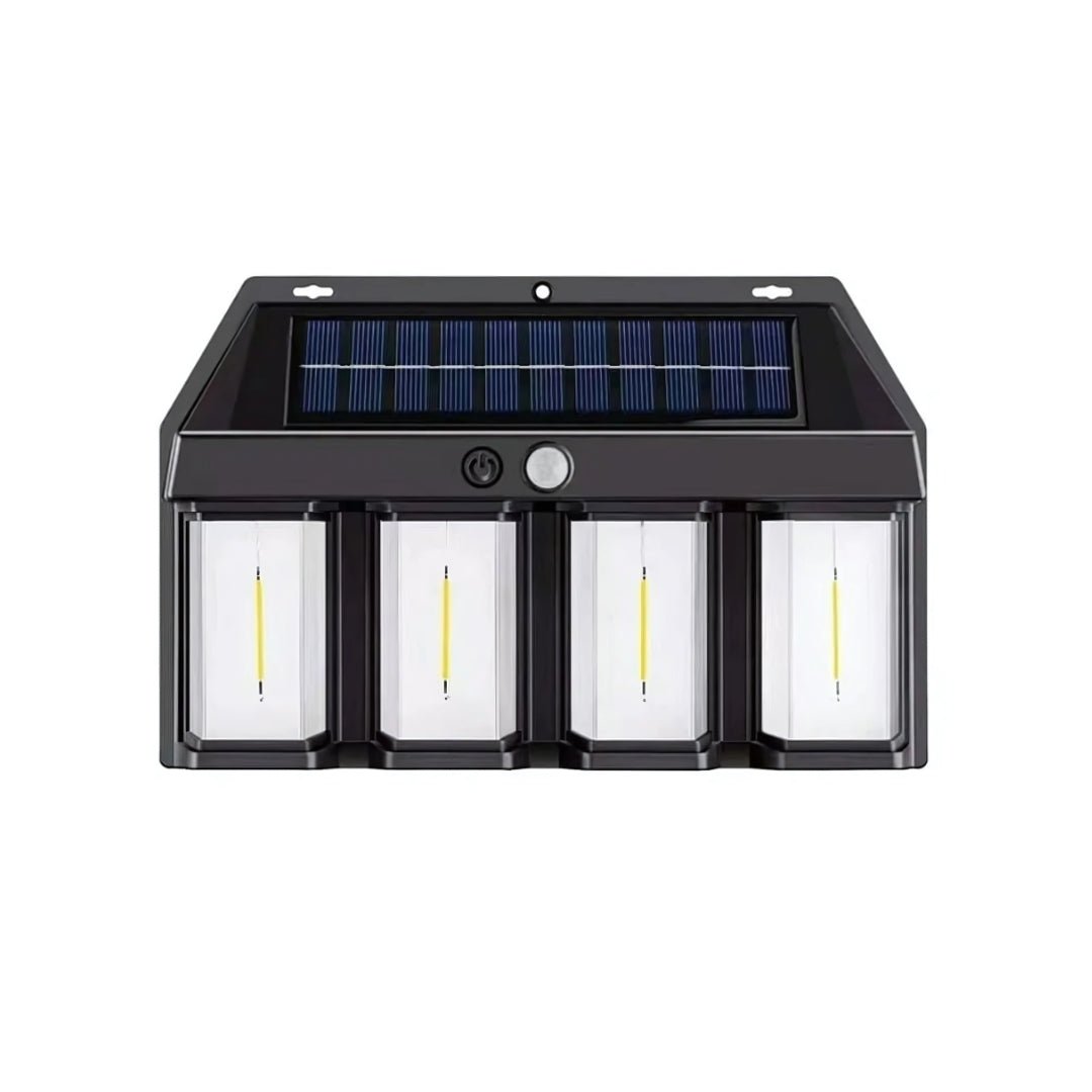 Solar Motion Sensor Wall Light, 4 LED Outdoor Waterproof Lamp for Home – Buy WALL LIGHT Online at FUTURKART