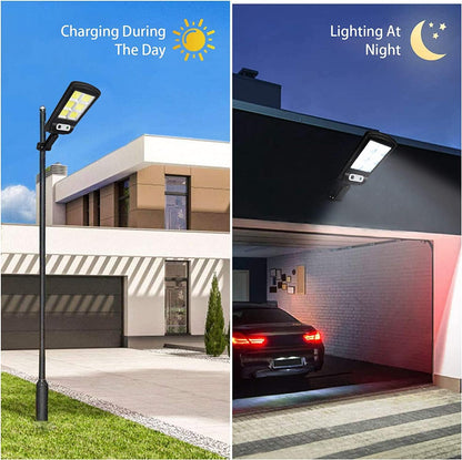 Solar Motion Sensor Wall Light – Outdoor Waterproof Lamp 120 LEDs (Pack of 1) – Buy Street Light Online at FUTURKART