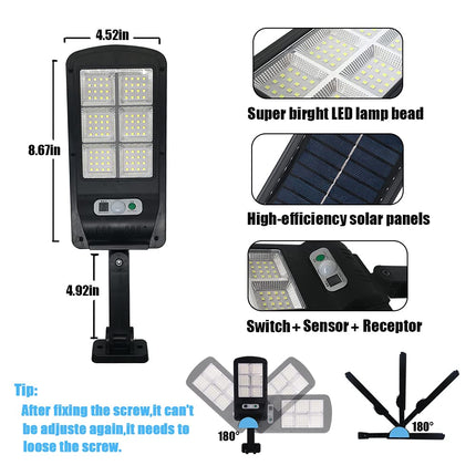 Solar Motion Sensor Wall Light – Outdoor Waterproof Lamp 120 LEDs (Pack of 1) – Buy Street Light Online at FUTURKART