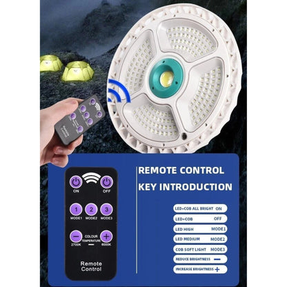 Solar Pendant Ceiling Light with Remote – Indoor/Outdoor Hanging Lamp with Solar Panel – Buy Ceiling Light Online at FUTURKART