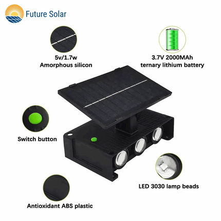Solar RGB Wall Light – Up & Down Waterproof Outdoor Lamp for Garden & Patio – Buy WALL LIGHT Online at FUTURKART