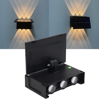 Solar RGB Wall Light – Up & Down Waterproof Outdoor Lamp for Garden & Patio – Buy WALL LIGHT Online at FUTURKART