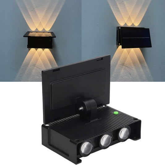 Solar RGB Wall Light – Up & Down Waterproof Outdoor Lamp for Garden & Patio – Buy WALL LIGHT Online at FUTURKART