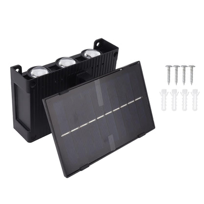 Solar RGB Wall Light – Up & Down Waterproof Outdoor Lamp for Garden & Patio – Buy WALL LIGHT Online at FUTURKART