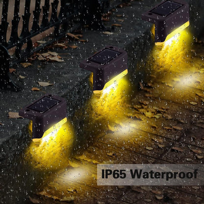 Solar Step Light – Compact Outdoor Light for Stairs & Pathways(Pack of 4) – Buy WALL LIGHT Online at FUTURKART
