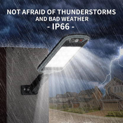 Solar Street Light with Motion Sensor, High - Brightness Wall - Mounted Outdoor Light for Courtyards, Driveways & Parking Areas – Buy Street Light Online at FUTURKART