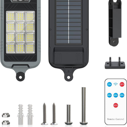 Solar Street Light with Motion Sensor, High - Brightness Wall - Mounted Outdoor Light for Courtyards, Driveways & Parking Areas – Buy Street Light Online at FUTURKART