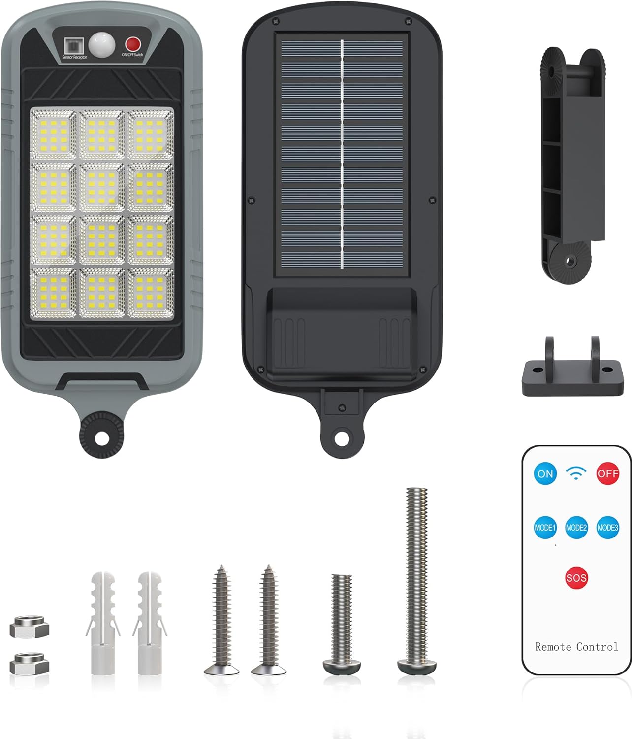 Solar Street Light with Motion Sensor, High - Brightness Wall - Mounted Outdoor Light for Courtyards, Driveways & Parking Areas – Buy Street Light Online at FUTURKART