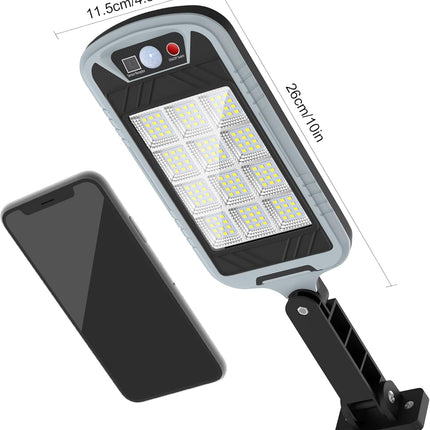 Solar Street Light with Motion Sensor, High - Brightness Wall - Mounted Outdoor Light for Courtyards, Driveways & Parking Areas – Buy Street Light Online at FUTURKART