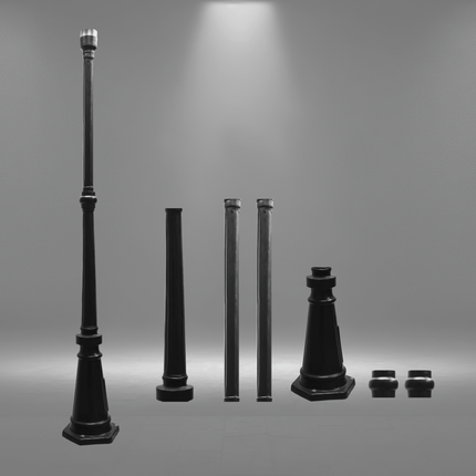 Solar UFO Street Light Antique Pole, 8ft Height,Die - Cast Aluminium (Pole Only) – Buy POLE Online at FUTURKART