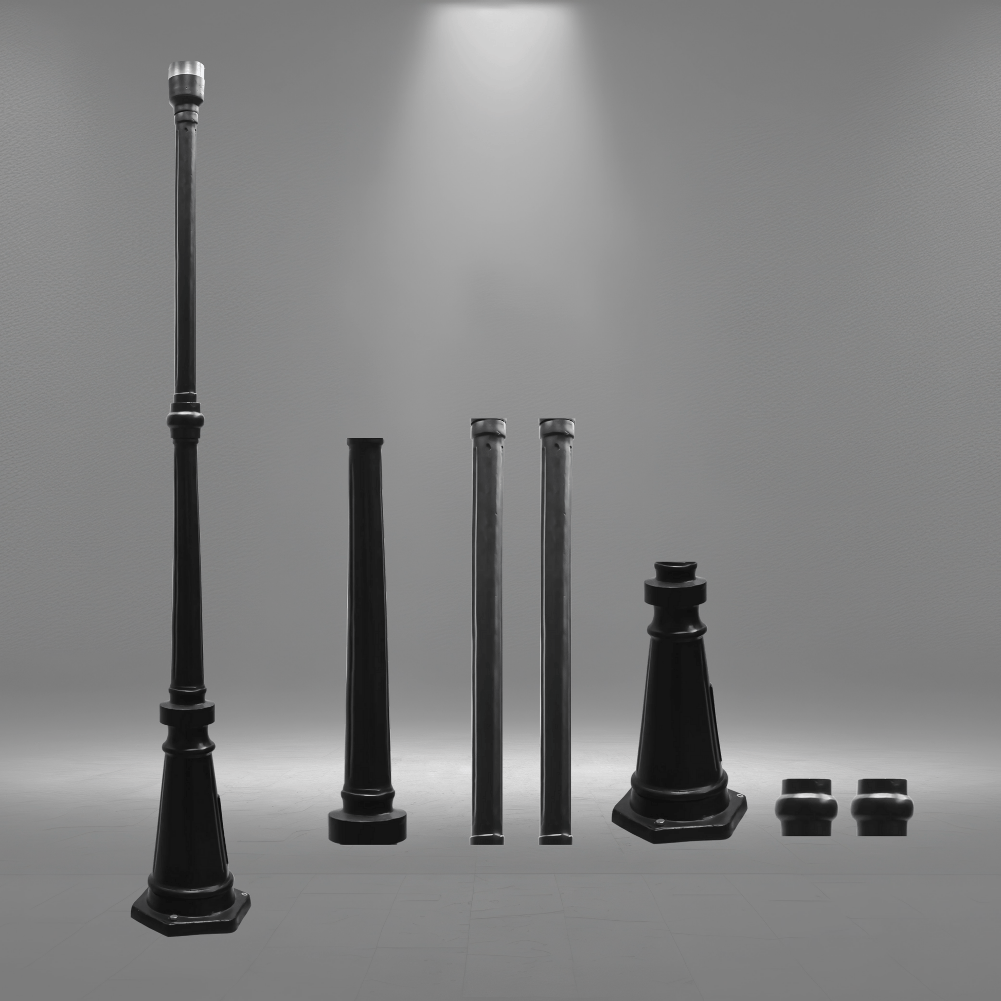 Solar UFO Street Light Antique Pole, 8ft Height,Die - Cast Aluminium (Pole Only) – Buy POLE Online at FUTURKART