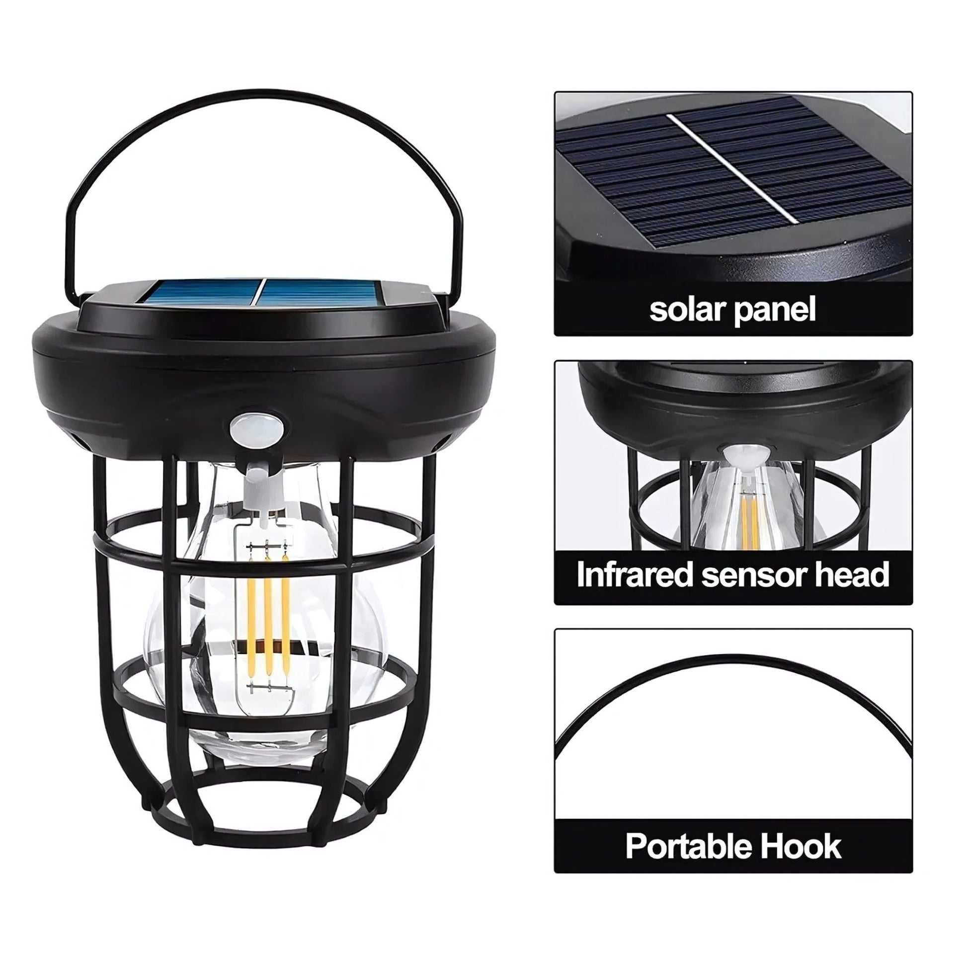 Solar Wall Lamp with Motion Sensor – Compact Outdoor Camping Light – Buy Garden Light Online at FUTURKART