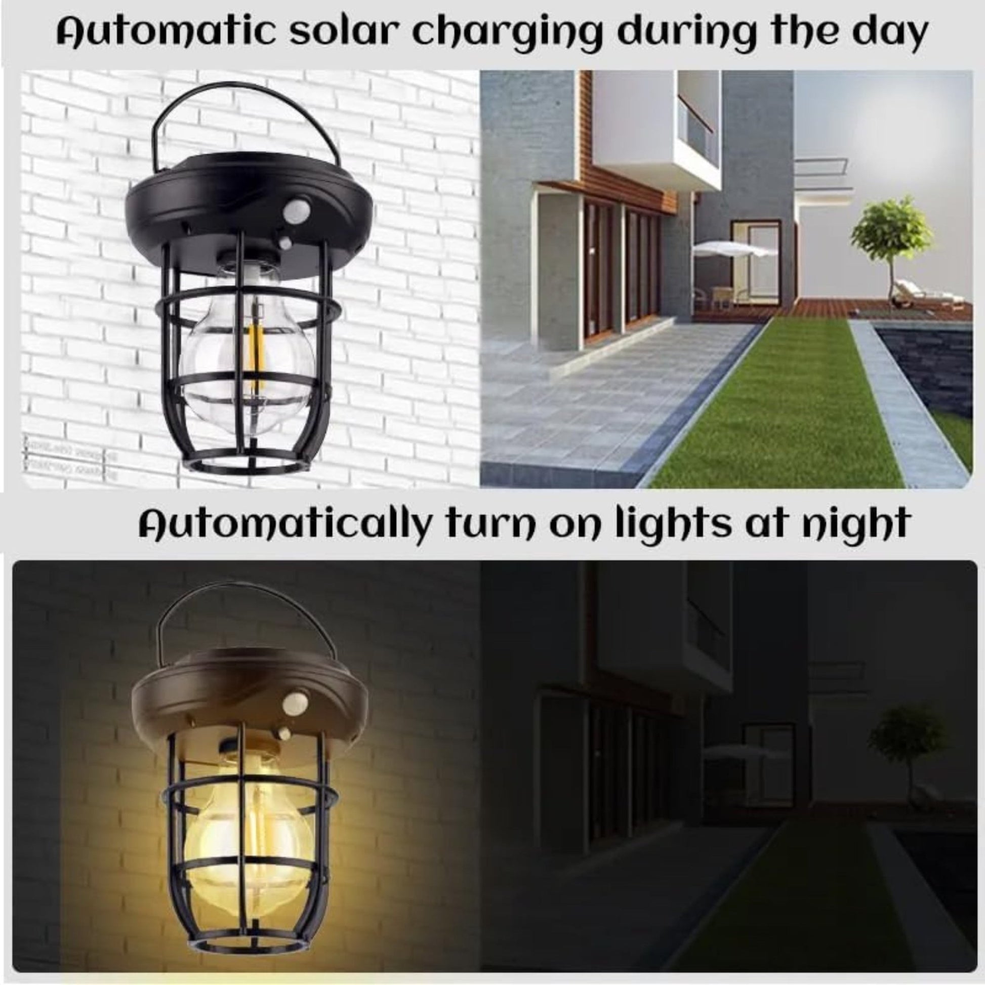 Solar Wall Lamp with Motion Sensor – Compact Outdoor Camping Light – Buy Garden Light Online at FUTURKART