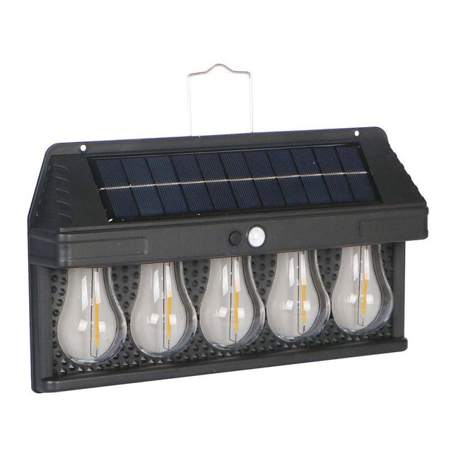 Solar Wall Light with Motion Sensor – 2/3/4/5 Bulbs | Outdoor Waterproof LED Wall Lamp – Buy WALL LIGHT Online at FUTURKART