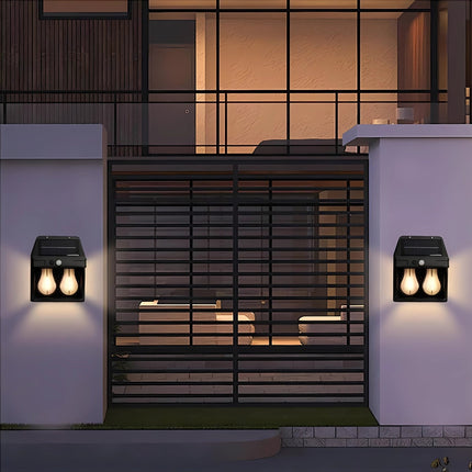 Solar Wall Light with Motion Sensor – 2/3/4/5 Bulbs | Outdoor Waterproof LED Wall Lamp – Buy WALL LIGHT Online at FUTURKART
