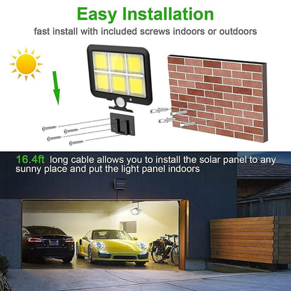 Split Solar Street Light – High Brightness Motion Sensor Outdoor Lamp – Buy Street Light Online at FUTURKART