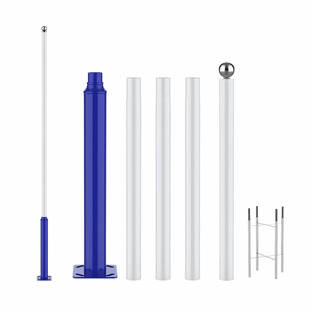Split Type Pole for Solar Street Light, 5m, Powder Coated – Buy POLE Online at FUTURKART