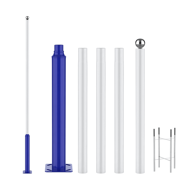 Split Type Pole for Solar Street Light, 5m, Powder Coated – Buy POLE Online at FUTURKART