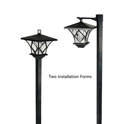 Tall Solar Garden Light 1.5M – Warm White LED Bollard for Pathway & Lawn | Dual Panel with Ground Spike & Hanging Option – Buy Garden Light Online at FUTURKART