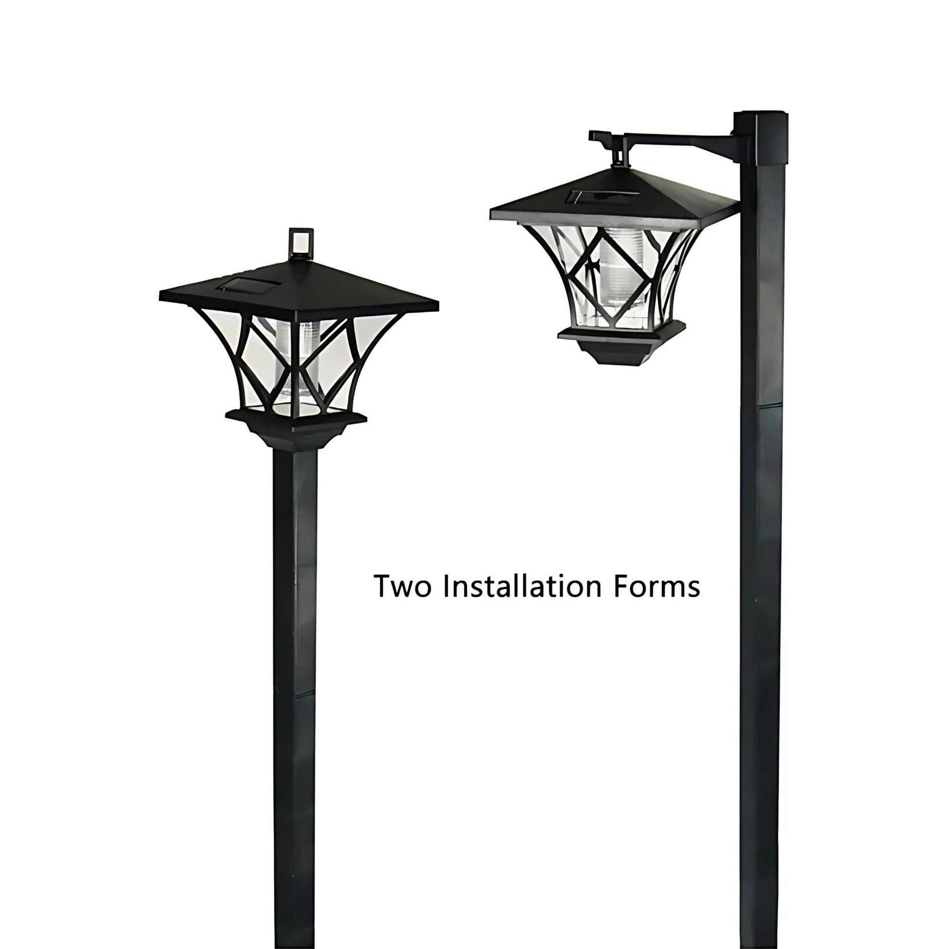 Tall Solar Garden Light 1.5M – Warm White LED Bollard for Pathway & Lawn | Dual Panel with Ground Spike & Hanging Option – Buy Garden Light Online at FUTURKART