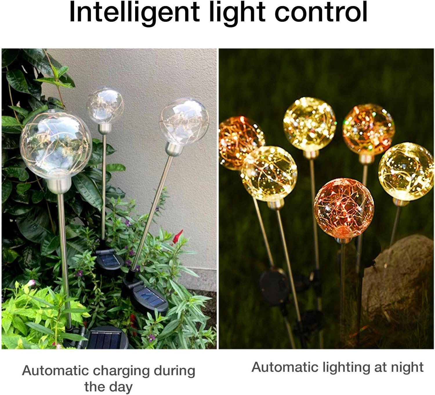 Transparent Ball Solar Light – Elegant Pathway Lighting with a Decorative Glow(Pack of 2) – Buy Garden Light Online at FUTURKART
