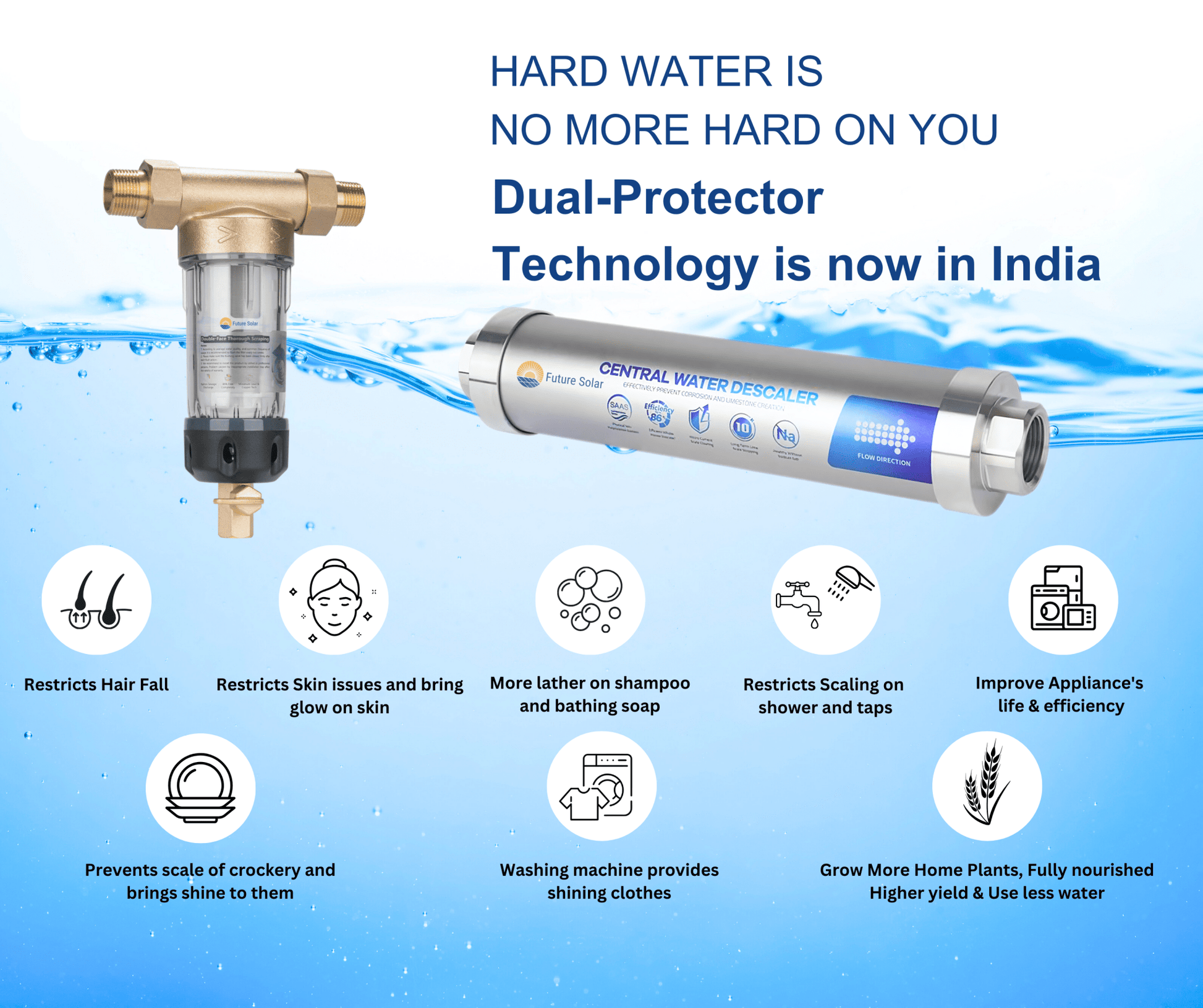 WATER DESCALER AND SEDIMENT FILTER (Combo) – Buy water Filter Online at FUTURKART